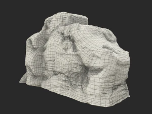 desert cliff 3D Model