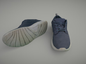 sneakers low-poly Model 3D