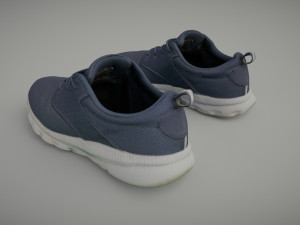 sneakers low-poly 3D मॉडल
