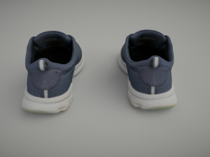 sneakers low-poly 3D मॉडल