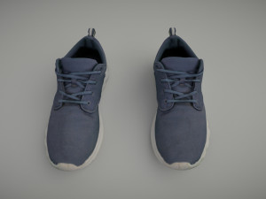 sneakers low-poly 3D मॉडल