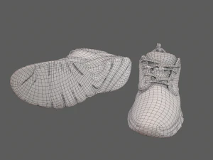 sneakers low-poly 3D Model
