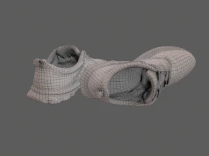 sneakers low-poly 3D Model