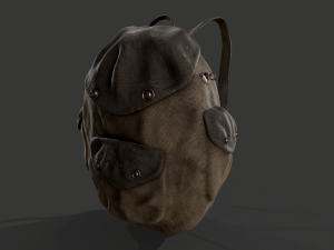 backpack 4 3D Model
