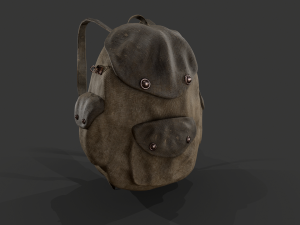 backpack 4 Modello 3D