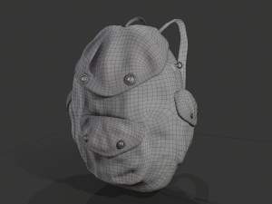 backpack 4 Modello 3D