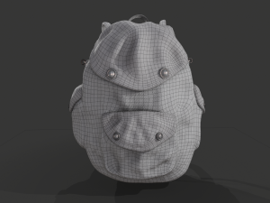 backpack 4 Modello 3D