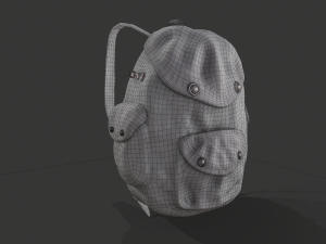 backpack 4 Modello 3D