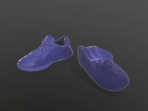 casual sneakers 3D Modell