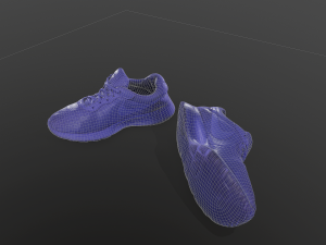 casual sneakers 3D Modell