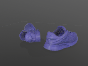 casual sneakers 3D Modell