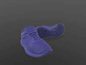 casual sneakers 3D Modell