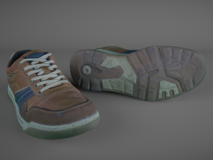 pair of sneakers 3D Model