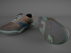 pair of sneakers 3D Model
