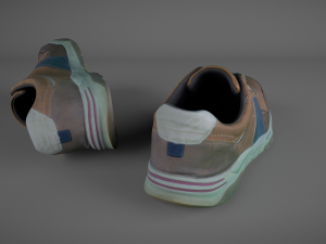 pair of sneakers 3D Model