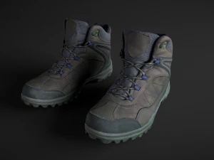 winter boots 3D Model