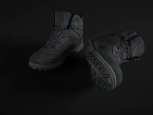 winter boots 3D Model
