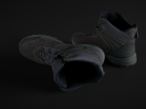 winter boots 3D 모델