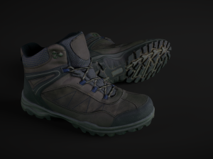winter boots 3D 모델