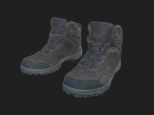 winter boots 3D 모델