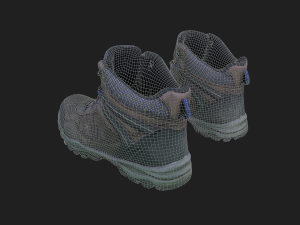 winter boots 3D 모델