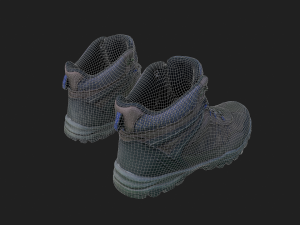 winter boots 3D 모델