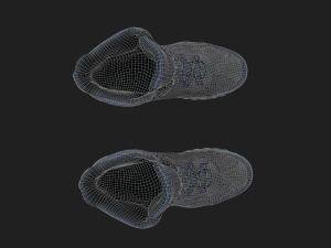 winter boots 3D 모델