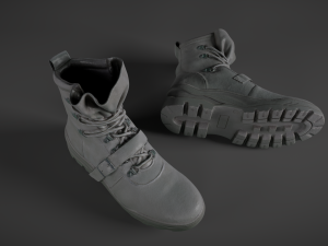pair of boots 3D Model