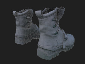 pair of boots 3D Model