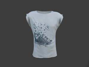 t-shirt 3D 模型