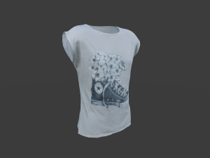 t-shirt 3D 模型