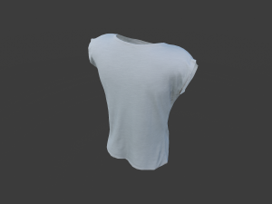 t-shirt 3D 模型