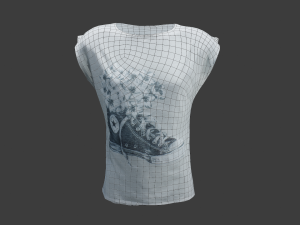t-shirt 3D 模型