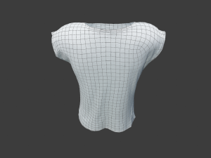 t-shirt 3D 模型