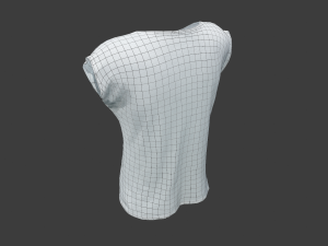 t-shirt 3D 模型