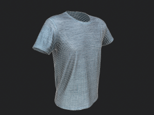 t-shirt Modello 3D