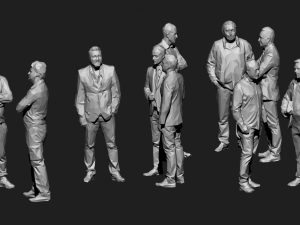 10 low poly people collection vol 7 3D 模型