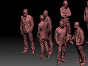 10 low poly people collection vol 7 Model 3D