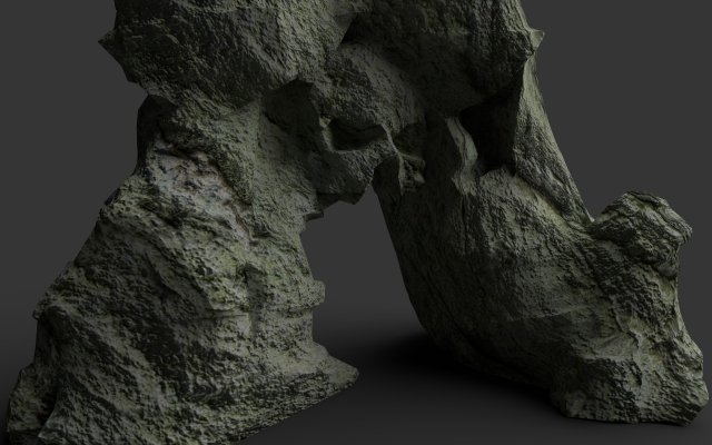 skull cave 3D Model .c4d .max .obj .3ds .fbx .stl .blend 