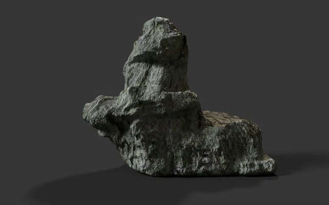rock cliff 3D Model .c4d .max .obj .3ds .fbx .stl .blend 