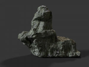 rock cliff Modelo 3D