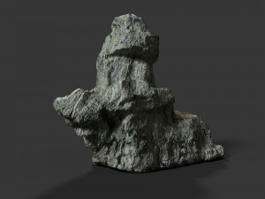 rock cliff 3D 모델