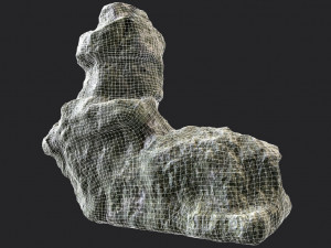 rock cliff 3D 모델