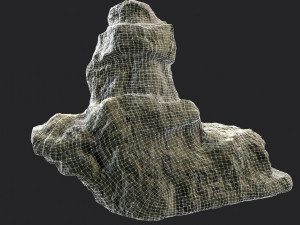 rock cliff 3D 모델