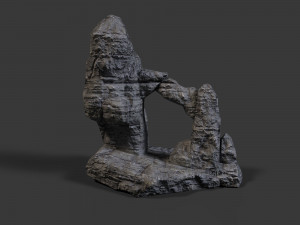 rock cliff 3Dモデル