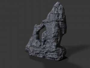 rock cliff 3Dモデル