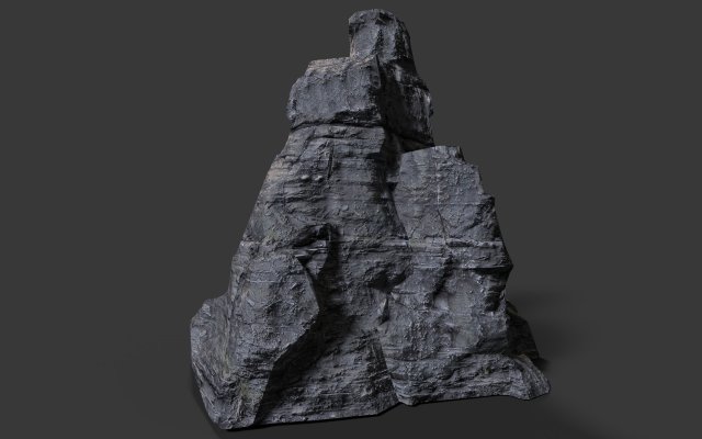 cliff 3D Model .c4d .max .obj .3ds .fbx .stl .blend 