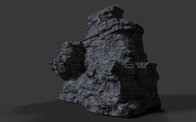 cliff 3D 模型 .c4d .max .obj .3ds .fbx .stl .blend 
