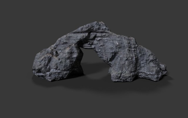 rock formation 3D Model .c4d .max .obj .3ds .fbx .stl .blend 