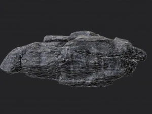 rock boulder 3D Model